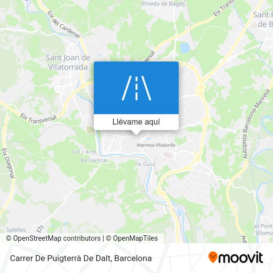Mapa Carrer De Puigterrà De Dalt