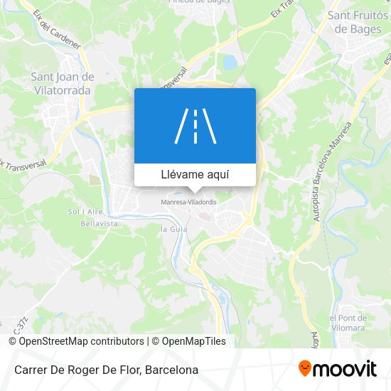 Mapa Carrer De Roger De Flor