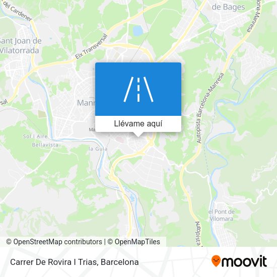 Mapa Carrer De Rovira I Trias