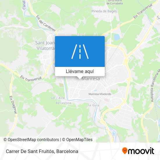 Mapa Carrer De Sant Fruitós