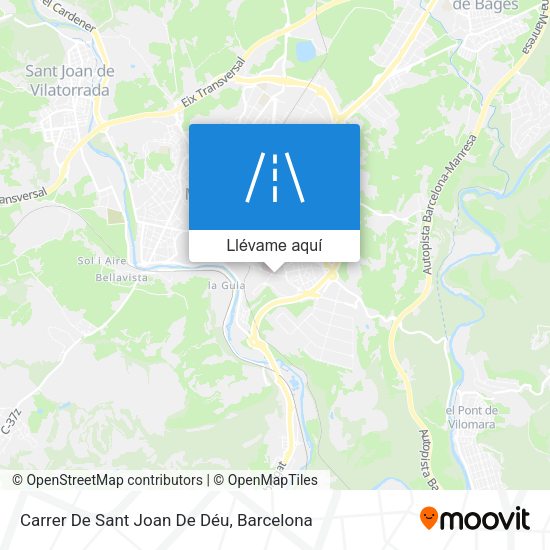 Mapa Carrer De Sant Joan De Déu