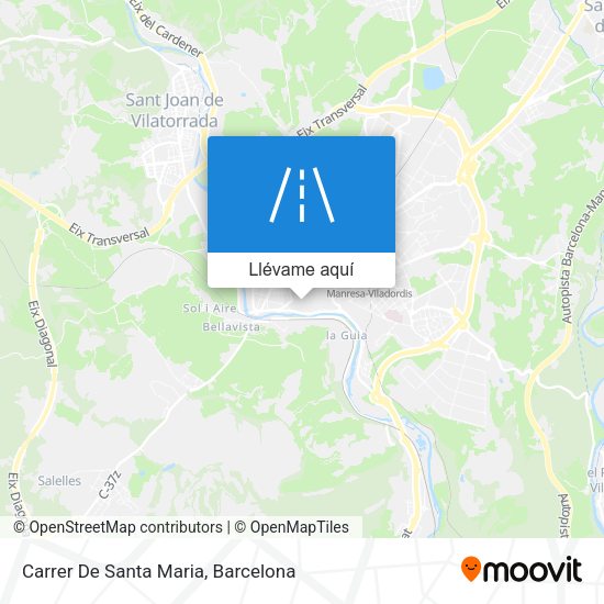 Mapa Carrer De Santa Maria
