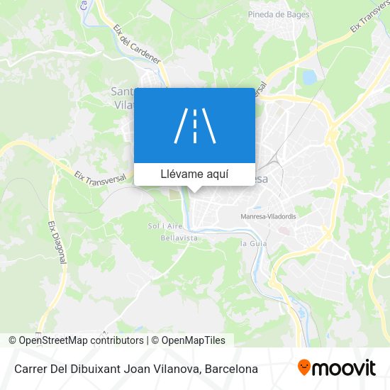 Mapa Carrer Del Dibuixant Joan Vilanova