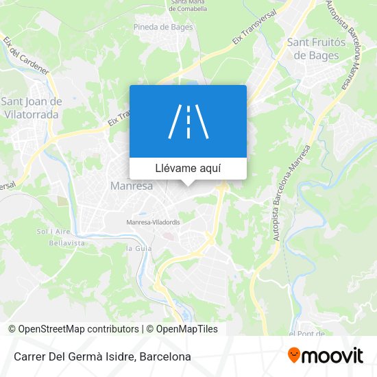 Mapa Carrer Del Germà Isidre