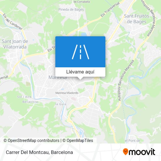 Mapa Carrer Del Montcau