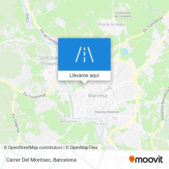 Mapa Carrer Del Montsec