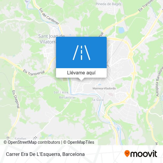 Mapa Carrer Era De L'Esquerra