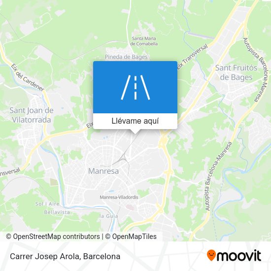 Mapa Carrer Josep Arola