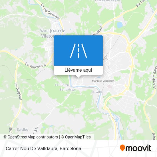 Mapa Carrer Nou De Valldaura