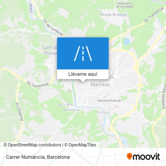Mapa Carrer Numància
