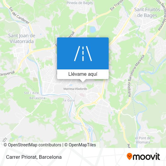 Mapa Carrer Priorat