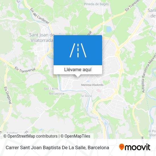Mapa Carrer Sant Joan Baptista De La Salle