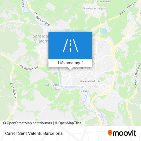 Mapa Carrer Sant Valentí