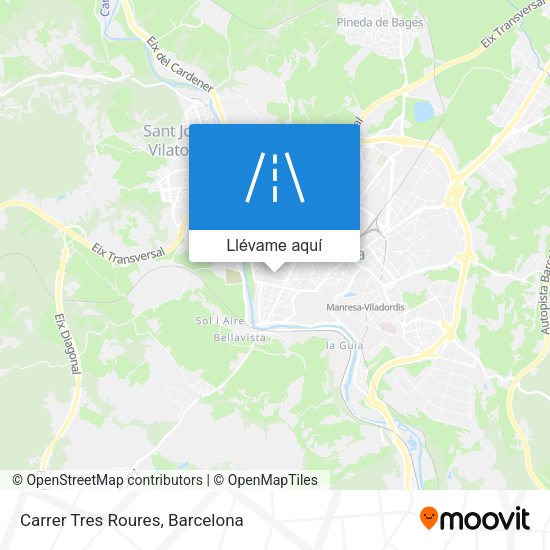 Mapa Carrer Tres Roures