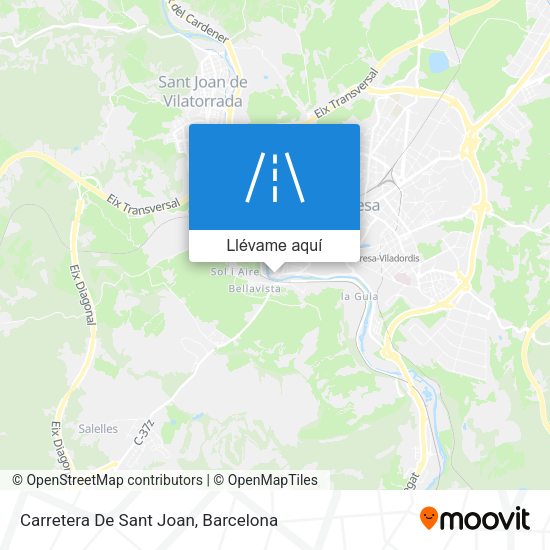 Mapa Carretera De Sant Joan