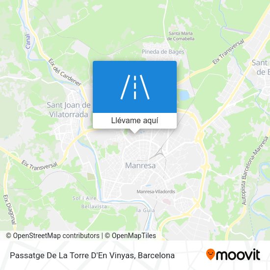 Mapa Passatge De La Torre D'En Vinyas