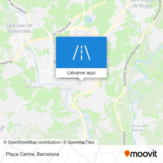 Mapa Plaça Carme