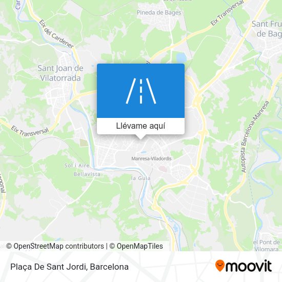 Mapa Plaça De Sant Jordi