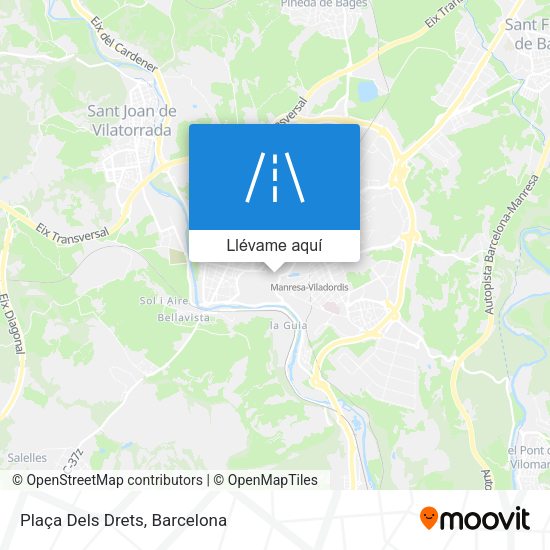 Mapa Plaça Dels Drets