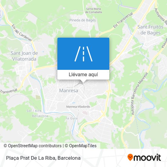 Mapa Plaça Prat De La Riba