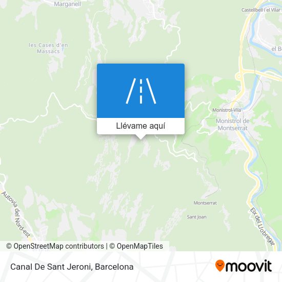 Mapa Canal De Sant Jeroni