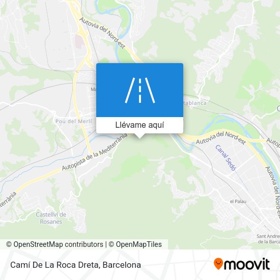 Mapa Camí De La Roca Dreta