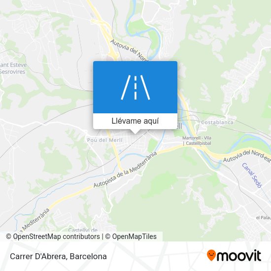 Mapa Carrer D'Abrera