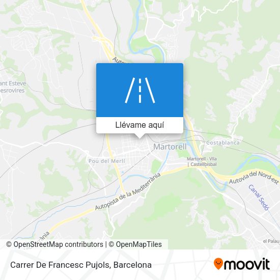 Mapa Carrer De Francesc Pujols