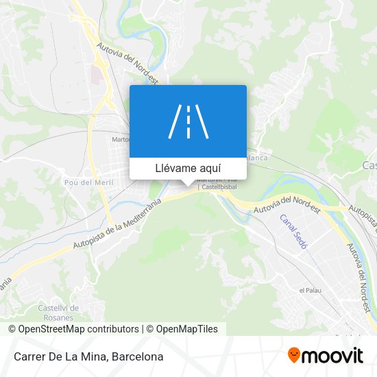 Mapa Carrer De La Mina