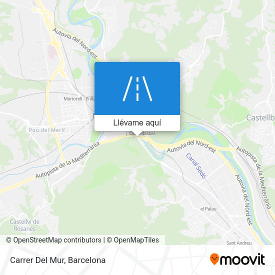 Mapa Carrer Del Mur