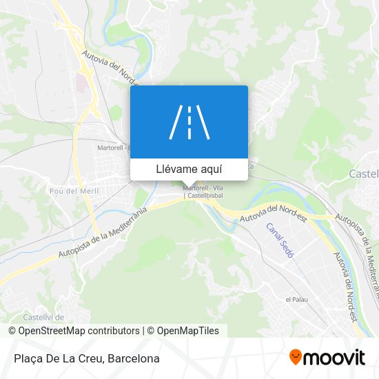 Mapa Plaça De La Creu