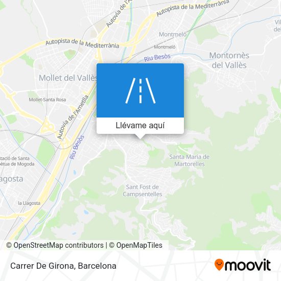 Mapa Carrer De Girona