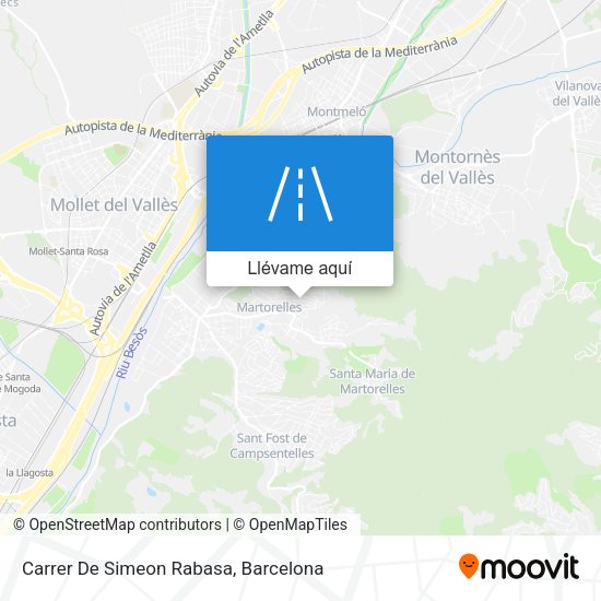 Mapa Carrer De Simeon Rabasa