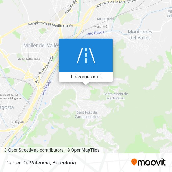 Mapa Carrer De València
