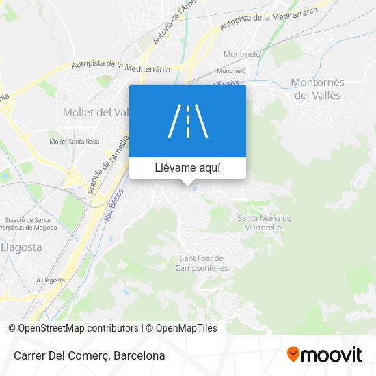 Mapa Carrer Del Comerç