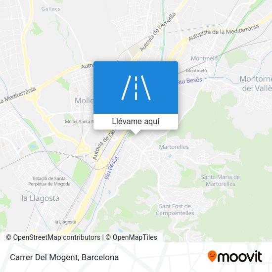 Mapa Carrer Del Mogent