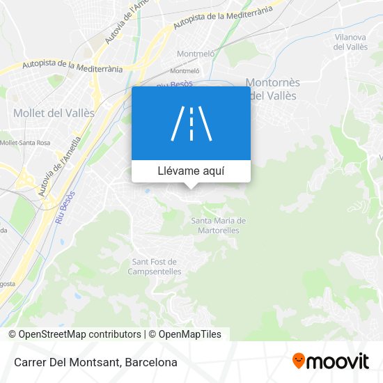 Mapa Carrer Del Montsant