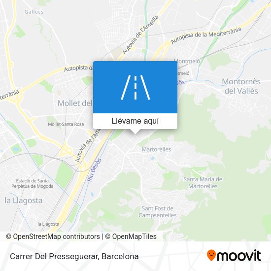 Mapa Carrer Del Presseguerar