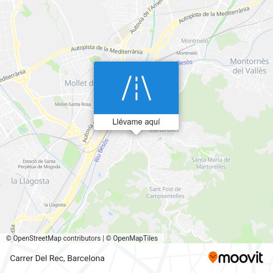 Mapa Carrer Del Rec