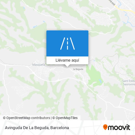 Mapa Avinguda De La Beguda