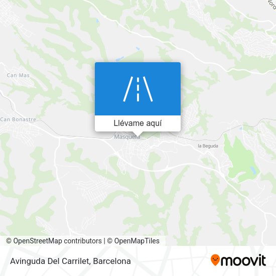 Mapa Avinguda Del Carrilet