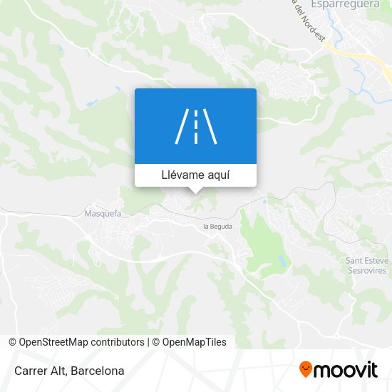 Mapa Carrer Alt