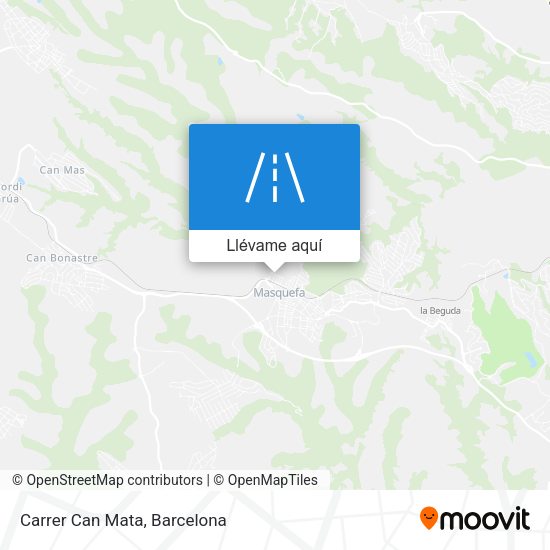 Mapa Carrer Can Mata