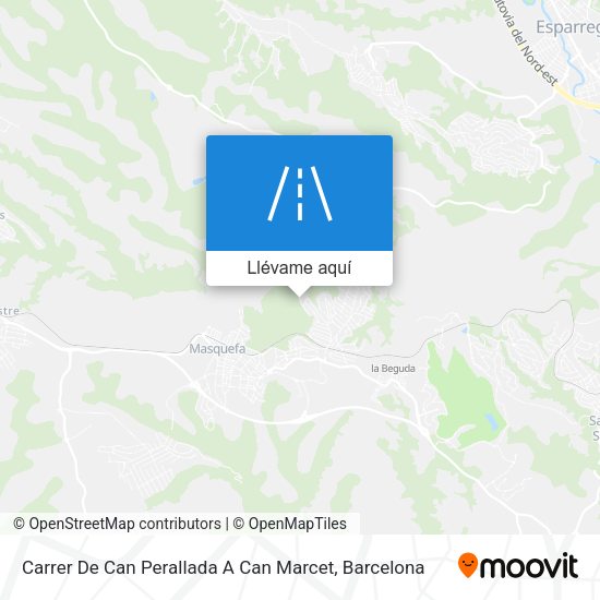 Mapa Carrer De Can Perallada A Can Marcet