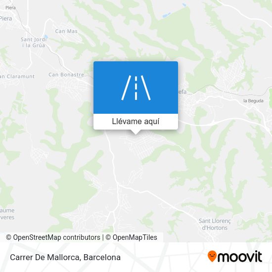 Mapa Carrer De Mallorca