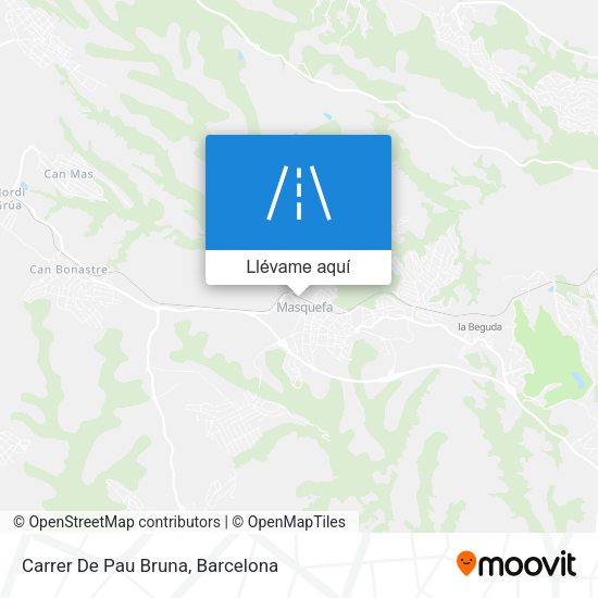 Mapa Carrer De Pau Bruna