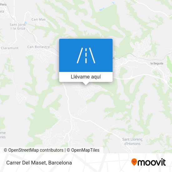 Mapa Carrer Del Maset