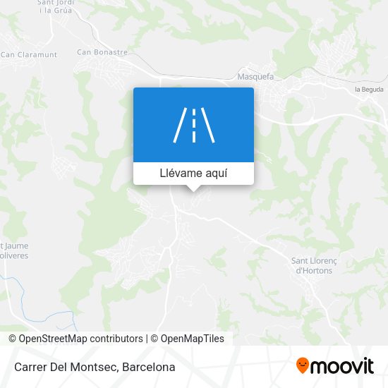 Mapa Carrer Del Montsec