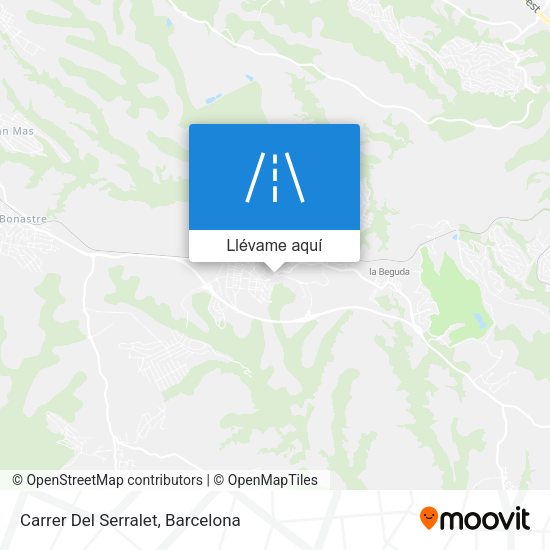 Mapa Carrer Del Serralet
