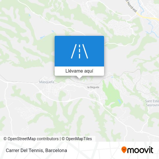 Mapa Carrer Del Tennis